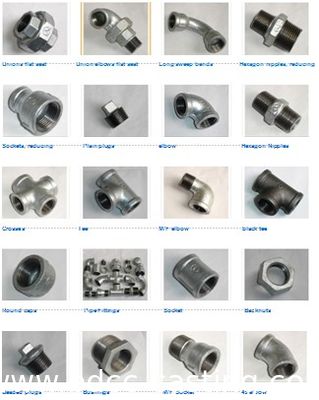 malleable cast iron pipe fittings