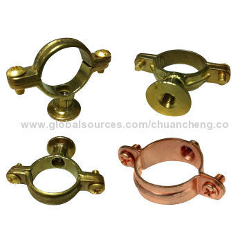 Copper Pipe Clamps,0.05mm Tolerance, Customize all kinds of brass fittings