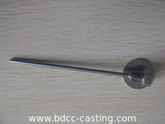 Raccordo a nipplo in acciaio inossidabile per sensore lavorato a CNC, raccordo per tubi, lavorazione CNC, CNC in acciaio inossidabile