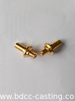 Parti di lavorazione CNC in ottone professionali personalizzate, contatto elettrico in ottone, produttore cinese