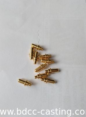Parti di lavorazione CNC in ottone professionali personalizzate, contatto elettrico in ottone, produttore cinese