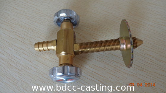 Valvola regolatrice in ottone personalizzata con tutti i tipi di finiture, prodotta da un produttore professionista cinese