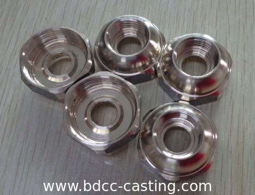 CNC machining brass fittings with nickle plated, made in China professional manufacturer