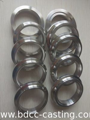 Anello in acciaio inossidabile per sensore lavorato a CNC, lavorazione CNC, Flangia di saldatura in acciaio inossidabile, raccordo per tubi