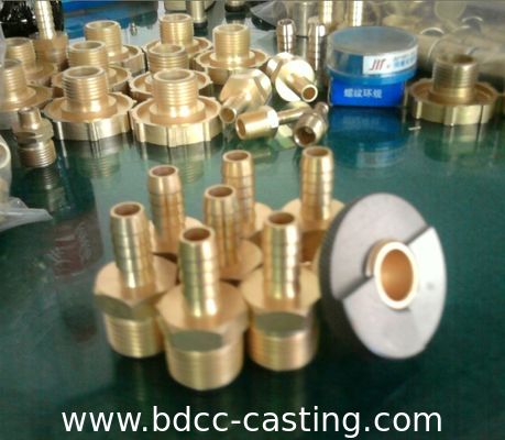 CNC machining brass connectors,  made in China professional manufacturer