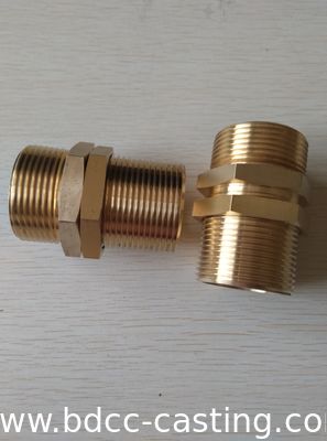 Custom CNC Brass bsp pipe fittings, made in China professional manufacturer