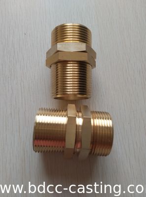 Custom CNC Brass bsp pipe fittings, made in China professional manufacturer
