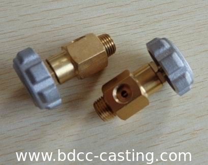 Raccordi in ottone per tubi, raccordi in ottone, raccordi a compressione, valvola di controllo singola, ugello a L per bruciatore aromatico