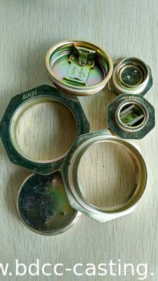 Sigillo per linguetta personalizzata, Tri-sure, coperchio filettato, flangia per vasca; la stampa a colori può essere personalizzata in base alle esigenze del cliente