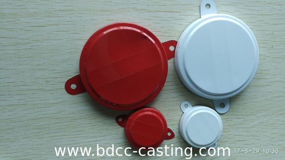 Sigillo per linguetta personalizzata, Tri-sure, coperchio filettato, flangia per vasca; la stampa a colori può essere personalizzata in base alle esigenze del cliente