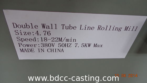 Laminatoio per tubi a doppia parete, non standard su misura, accumulatore-buffer con componenti completi e accesso