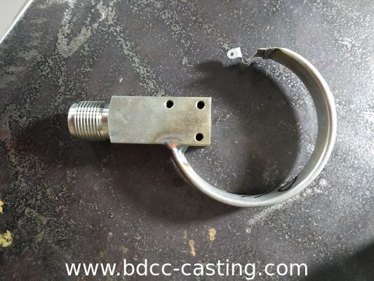 CNC machining Pressure gauge spare part, fitting, body, Customized custom CNC machining part with all kinds of finishes