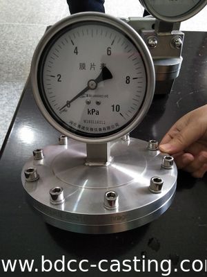 CNC machining Pressure gauge spare part, fitting, body, Customized custom CNC machining part with all kinds of finishes
