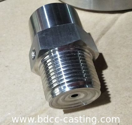 CNC machining Pressure gauge spare part, fitting, body, Customized custom CNC machining part with all kinds of finishes
