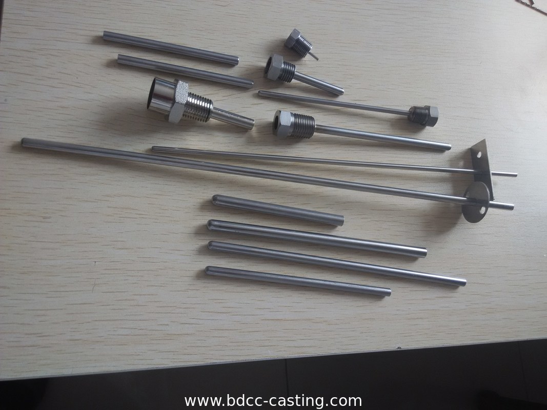 Raccordo a nipplo in acciaio inossidabile per sensore lavorato a CNC, raccordo per tubi, lavorazione CNC, CNC in acciaio inossidabile