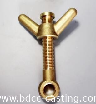Bulloni a occhiello in ottone, Prodotti connettori in ottone CNC personalizzati, produttore professionale cinese
