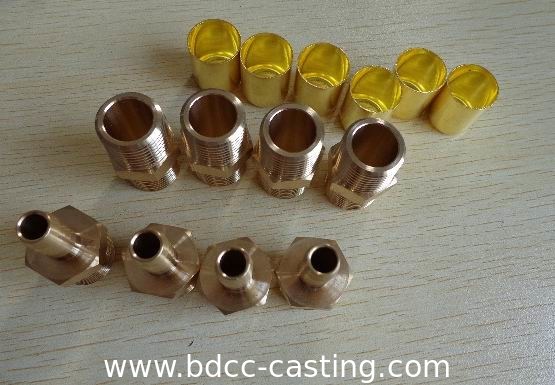 Customized Brass Water Meter Connector with all kinds of finishes, made in China professional manufacturer