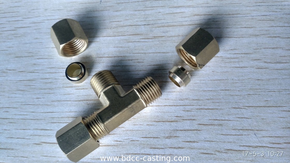 Customized CNC COMPRESSION FITTING RANGE, TEE, ELBOW, COUPLING, adapter, made in China professional manufacturer