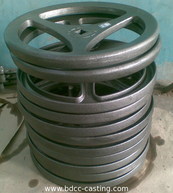 Volante in ghisa, volantino per valvole, parti personalizzate in fusione di sabbia, produttore professionale cinese