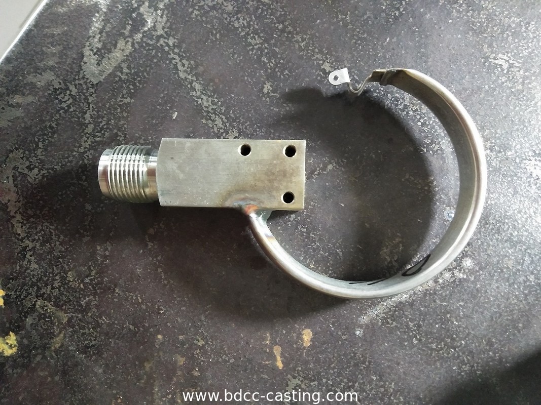 CNC machining Pressure gauge spare part, fitting, body, Customized custom CNC machining part with all kinds of finishes