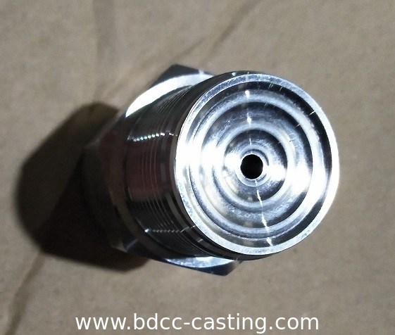 CNC machining Pressure gauge spare part, fitting, body, Customized custom CNC machining part with all kinds of finishes