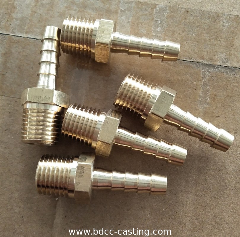 Lavorazione personalizzata di tutti i tipi di raccordi per tubi, adattatori, raccordi filettati in ottone, raccordi filettati in ottone, Made in China